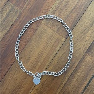 18 inch silver chain link necklace